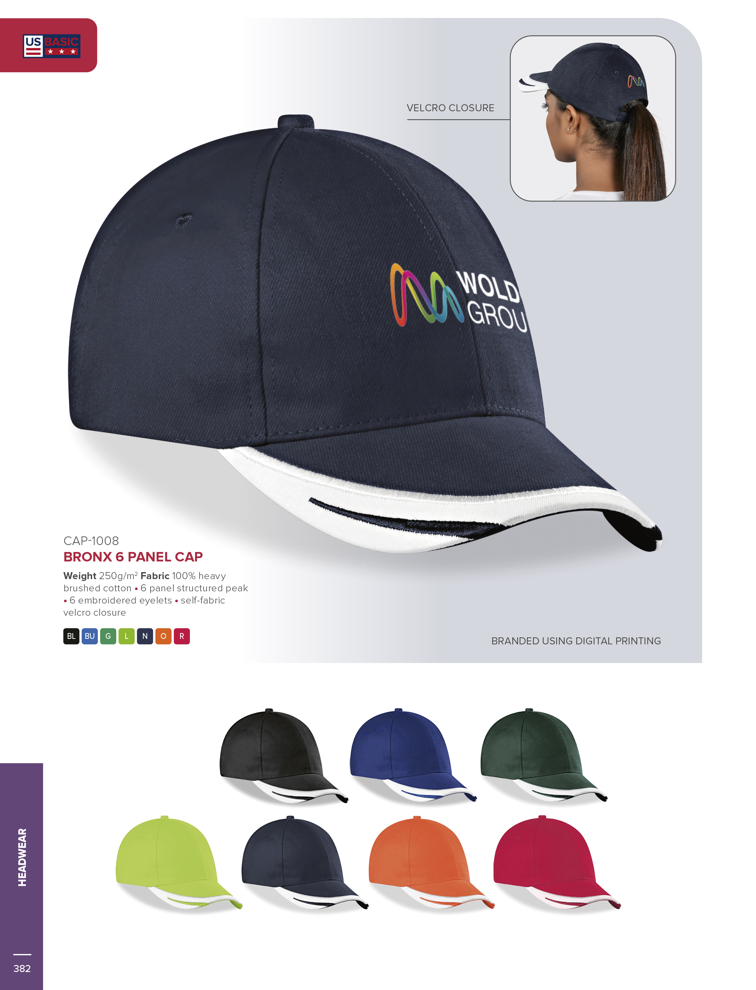 Bronx Cap - 6 Panel CATALOGUE_IMAGE